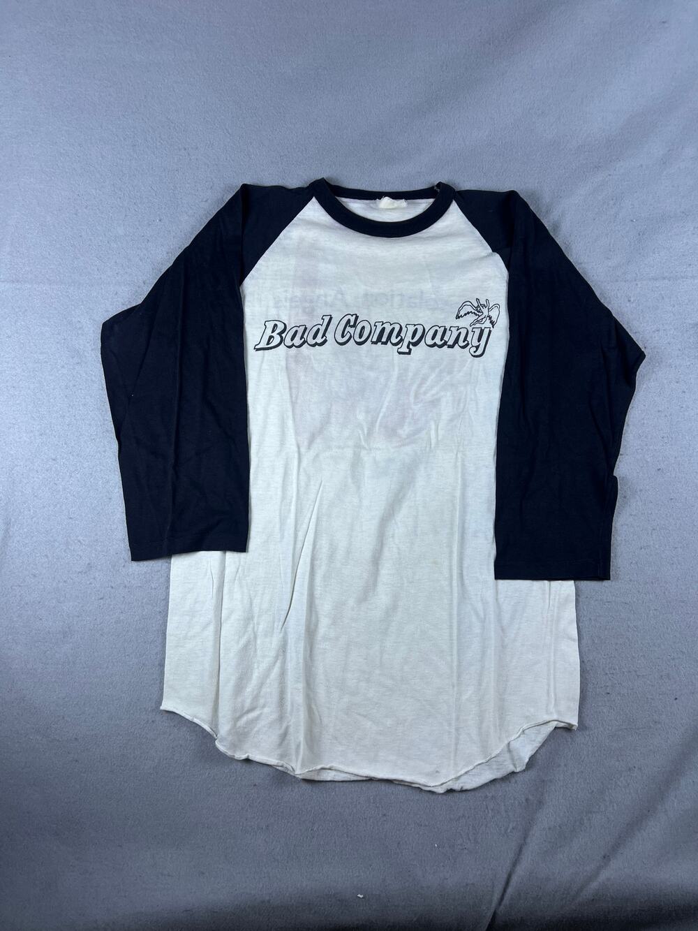 Vintage 1979 Bad Company Desolation Angels USA Tour Baseball Raglan Shirt Men XL